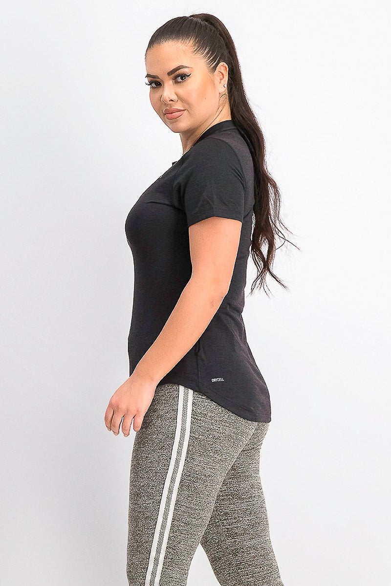 PUMA Women Ignite Heather T-shirt, Black Heather - Image 4